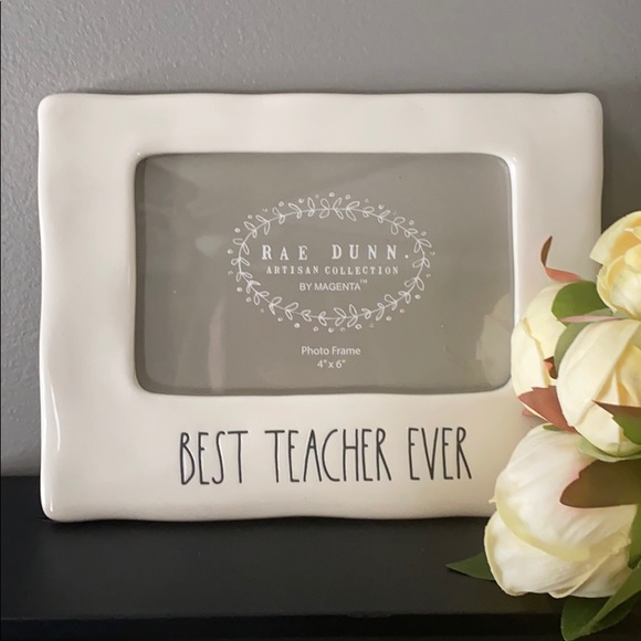 Rae Dunn BEST TEACHER EVER Frame - Picture 2 of 5